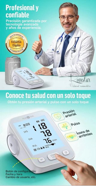 Tensiometro Digital Brazo Alta Precision Pantalla
