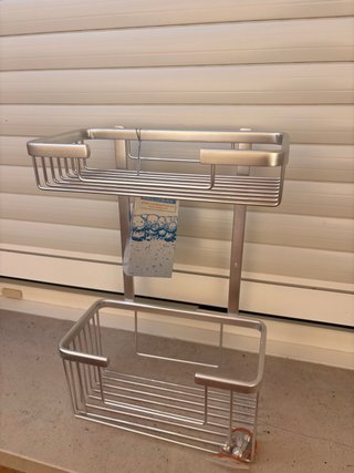 Estantería Ducha Doble Metal