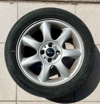 Llantas Mini R50 con neumáticos 195/55 R16 al 60%