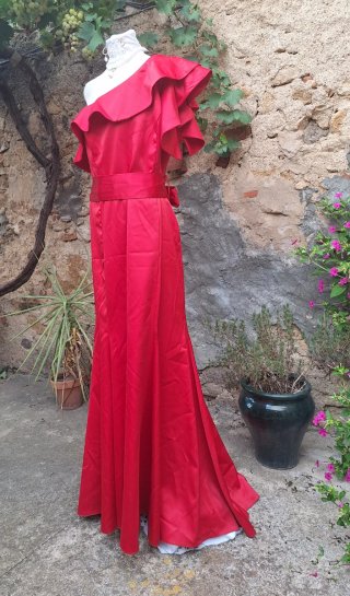 Vestido de fiesta rojo