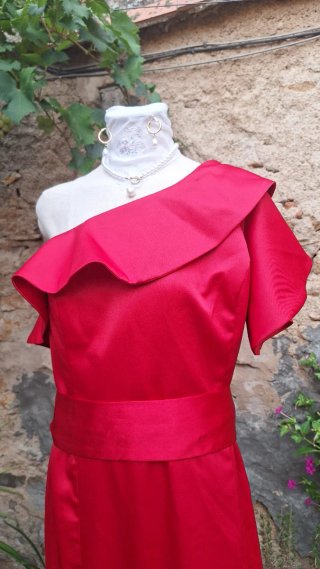 Vestido de fiesta rojo