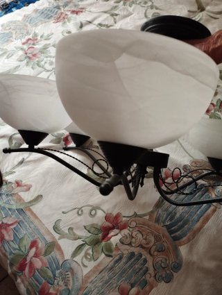 Lámpara de techo colgante 5 luces