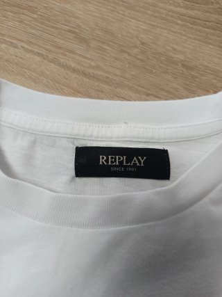 Camiseta Replay Original Blanca