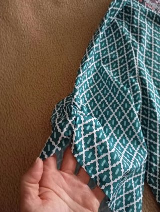 Vestido playero estampado talla única