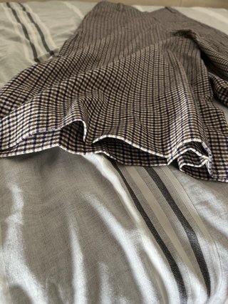 Falda pantalón cuadros Massimo Dutti