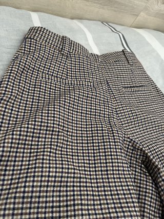 Falda pantalón cuadros Massimo Dutti