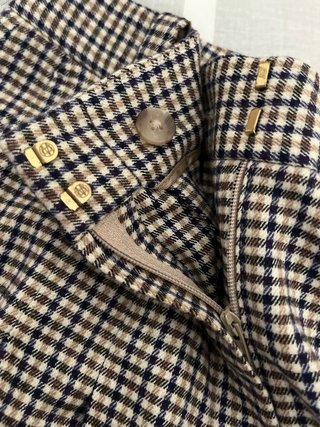 Falda pantalón cuadros Massimo Dutti