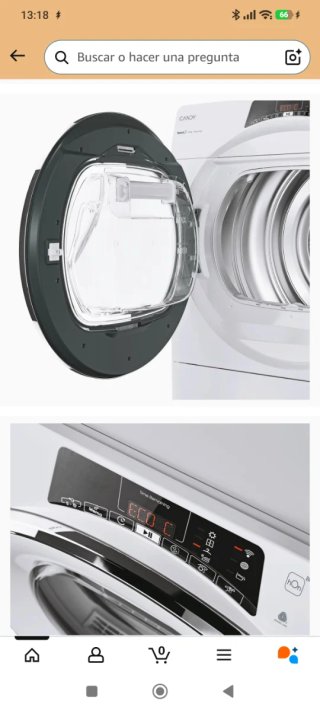 Secadora Candy Rapid 10 kg Wifi