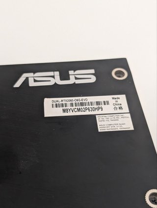 ASUS Dual RTX 2060 EVO 6GB