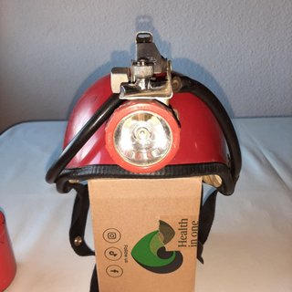 Casco Espeleología con Luz y Carburero