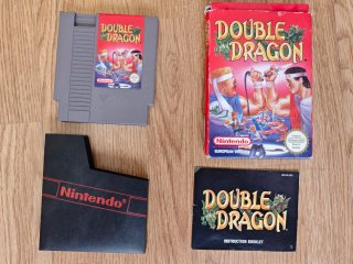 Double Dragon Nintendo NES 1990 Caja Manual Cartuc