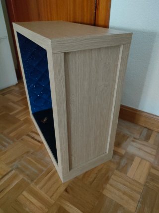 Mueble expositor/mesita auxiliar madera