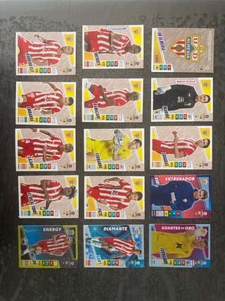 Cartas UD Almería Adrenalyn Panini 2022-2023
