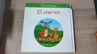 Libro El ciervo + muñeco de Planeta Agostini