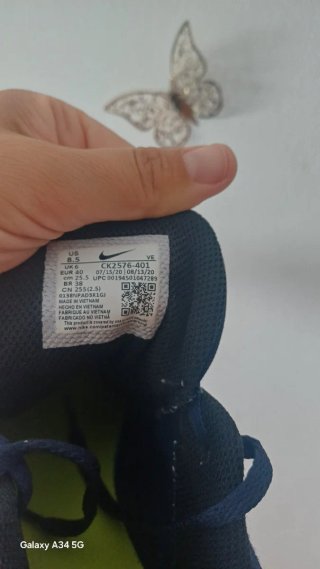 Zapatillas Nike Mujer Deportivas Azul/Blanco