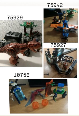 Lote LEGO Jurassic World 75929 75942 75927 10756