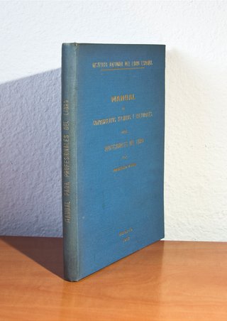 MANUAL PARA PROFESIONALES DEL LIBRO