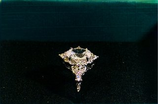 Anillo de plata S925 con circonita