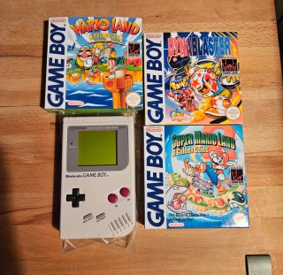 Nintendo Game Boy Dmg + 3 Cartuchos