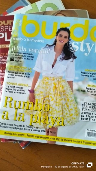 Lote revista burda con patrones, algunas sin abrir