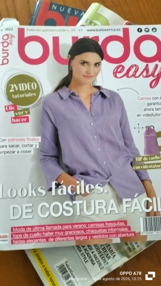 Lote revista burda con patrones, algunas sin abrir