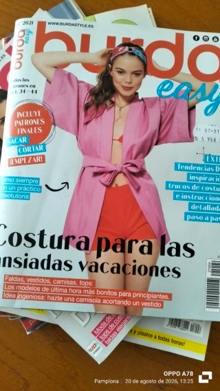 Lote revista burda con patrones, algunas sin abrir