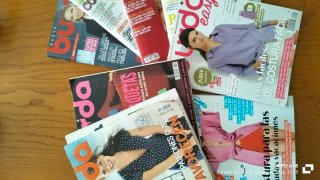 Lote revista burda con patrones, algunas sin abrir