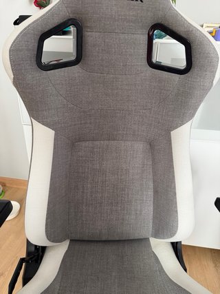 Silla Gaming Corsair Gris y Blanca