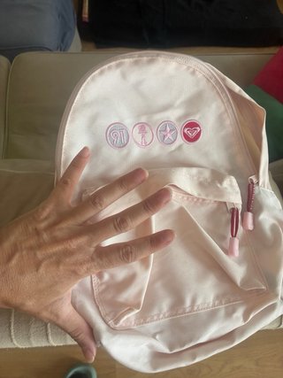 Mochila Quiksilver rosa pequeña