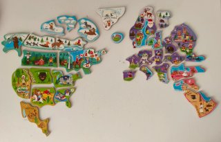 Puzzle Mundo Janod
