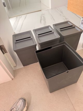 Cubos basura o reciclaje