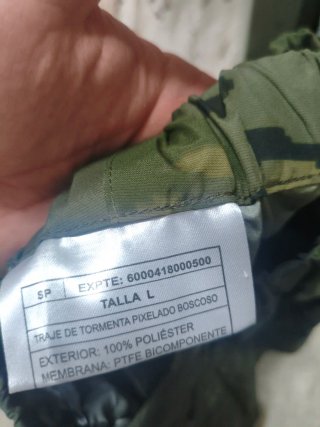 Chaqueta Intemperie Camuflaje