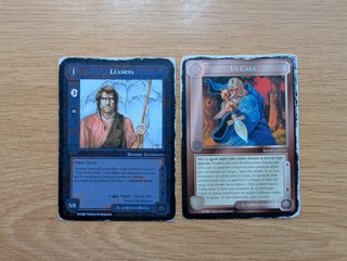 Lote 199 Cartas El Señor de los Anillos SATM