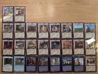 Lote 199 Cartas El Señor de los Anillos SATM