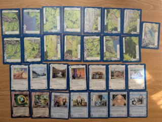 Lote 199 Cartas El Señor de los Anillos SATM