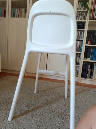 Silla alta blanca Ikea
