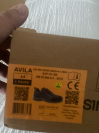 Zapatillas de trabajo Singer Talla 44