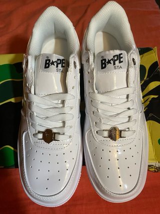 BAPESTA Blancas Charol Nuevas