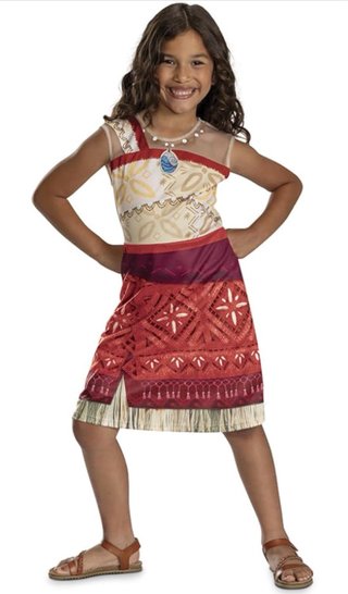 Disfraz Vaiana Talla 7-8 años
