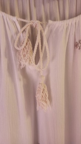 Blusa Mango manga larga abalorios M