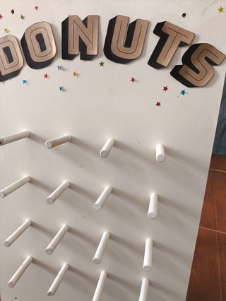 Expositor Donuts Pared Boda Eventos DIY