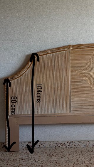 Cabecero de ratan 190 CM