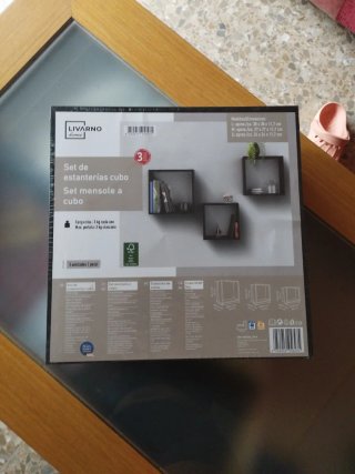 Set 3 Estanterías Cubo Livarno Home