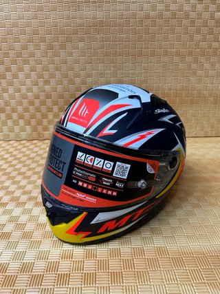 Casco MT KRE+ Acosta Matt Blue talla M