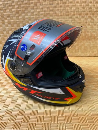 Casco MT KRE+ Acosta Matt Blue talla M
