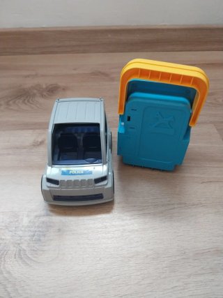 Comisaría Policía Coche y Figura