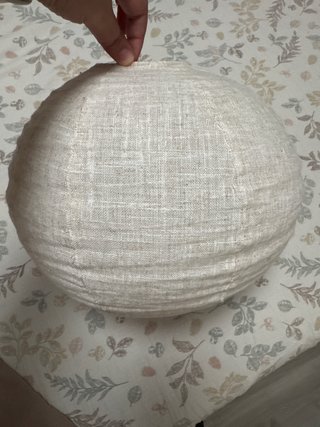 Pantalla de lámpara de lino beige
