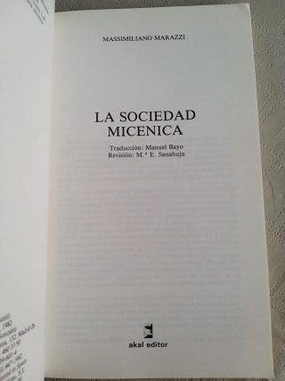 La sociedad micénica