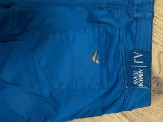 Pantalón Armani Jeans Azul Talla 30