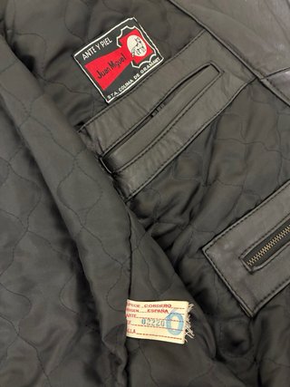 Chaqueta de piel Cruzada